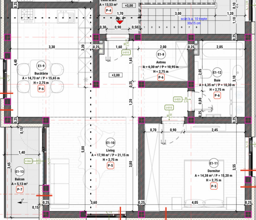 Direct Proprietar, Apartamente Noi, Etaj 1