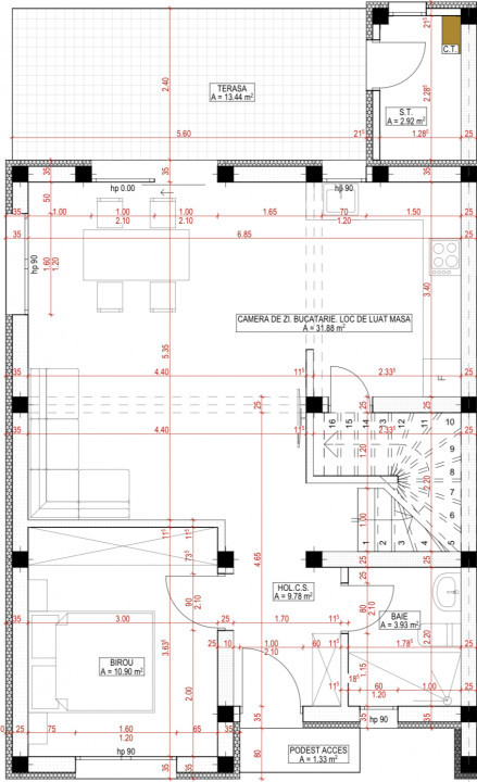 Pozitie Excelenta, 5 Camere, Asfalt