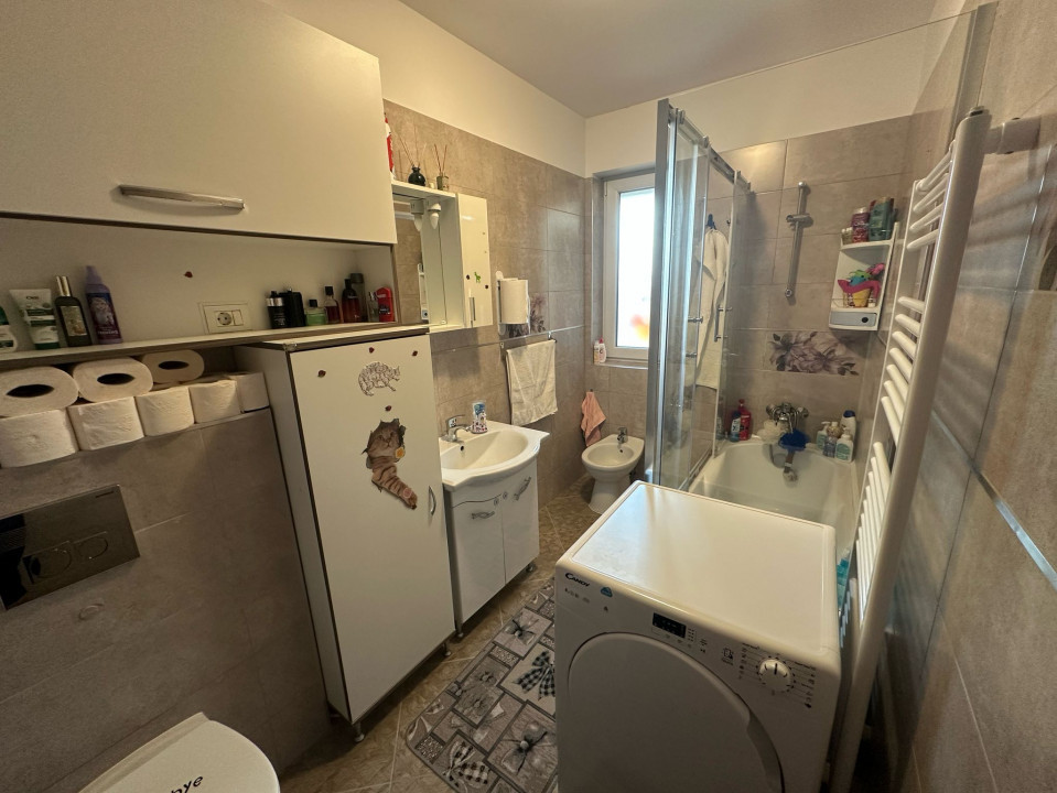  3 camere Giroc complet mobilat, bloc finalizat complet