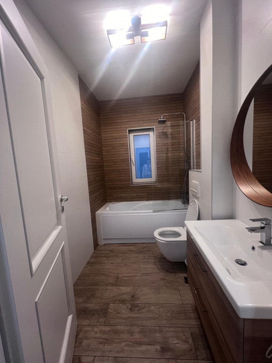 3 camere, complet mobilat, bloc nou cu piscina