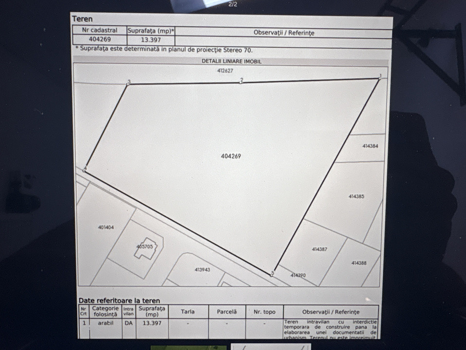 Teren Intravilan, 13.000MP