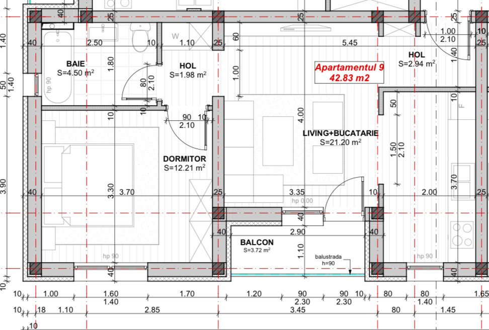 APARTAMENTE CU 2 CAMERE, BRAYTIM