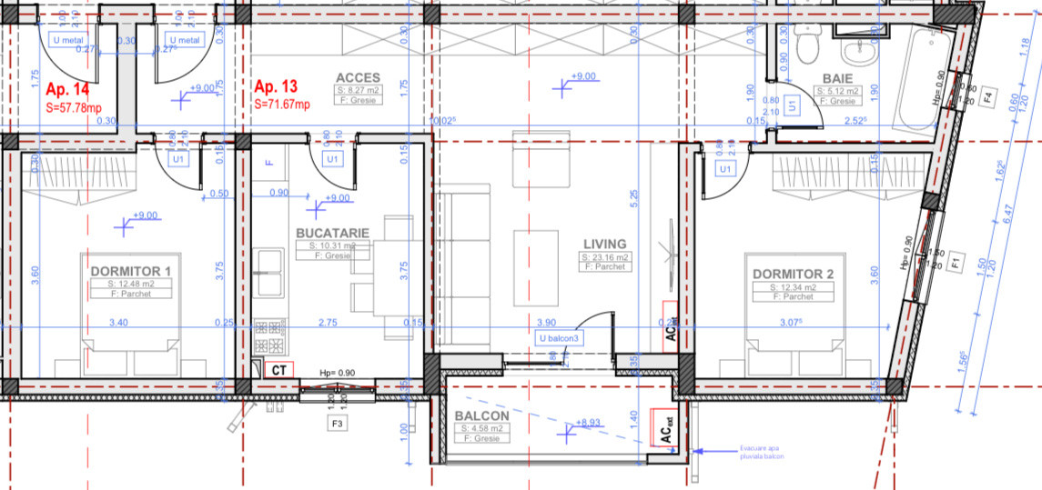 PROMOTIONAL, CALEA URSENI, 3 CAMERE
