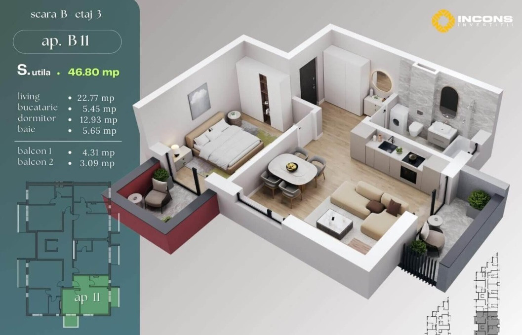  Incons ARMONIA – Eleganta, Confort si Siguranta 