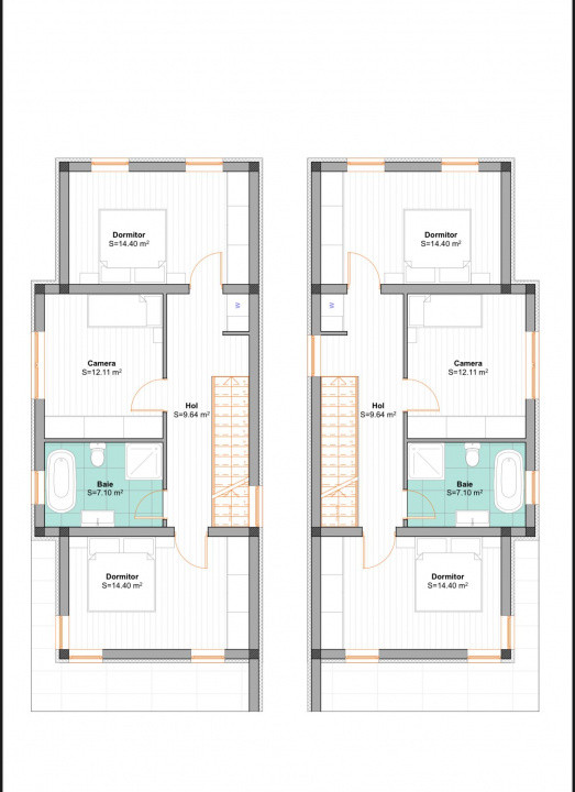 DIRECT DEZVOLTATOR, DESPARTIT PRIN C.T, 4 CAMERE