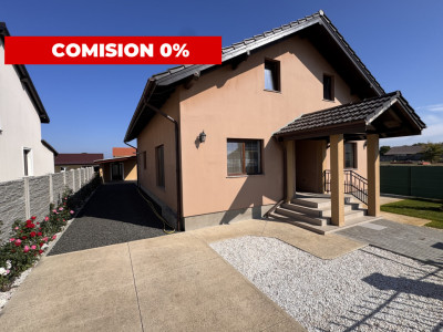 CASA INDIVIDUALA, COMPLET MOBILATA SI UTILATA, 740 MP TEREN.