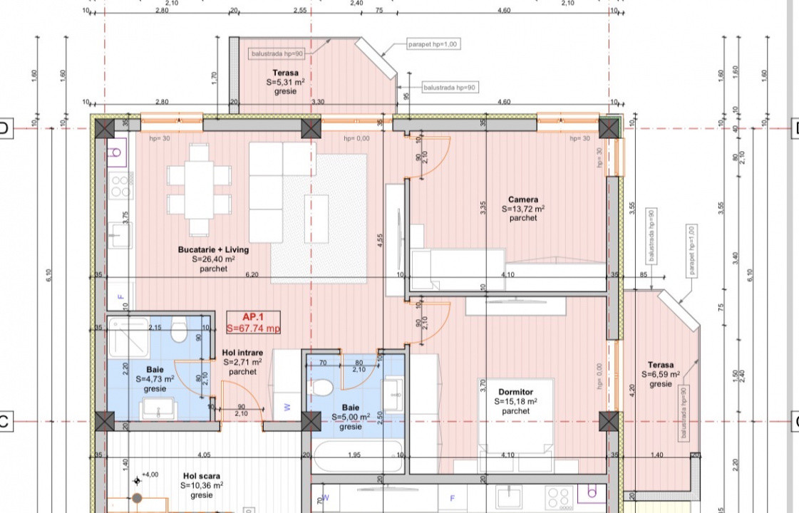 DIRECT DEZVOLTATOR, SUPRAFATA GENEROASA, 3 CAMERE