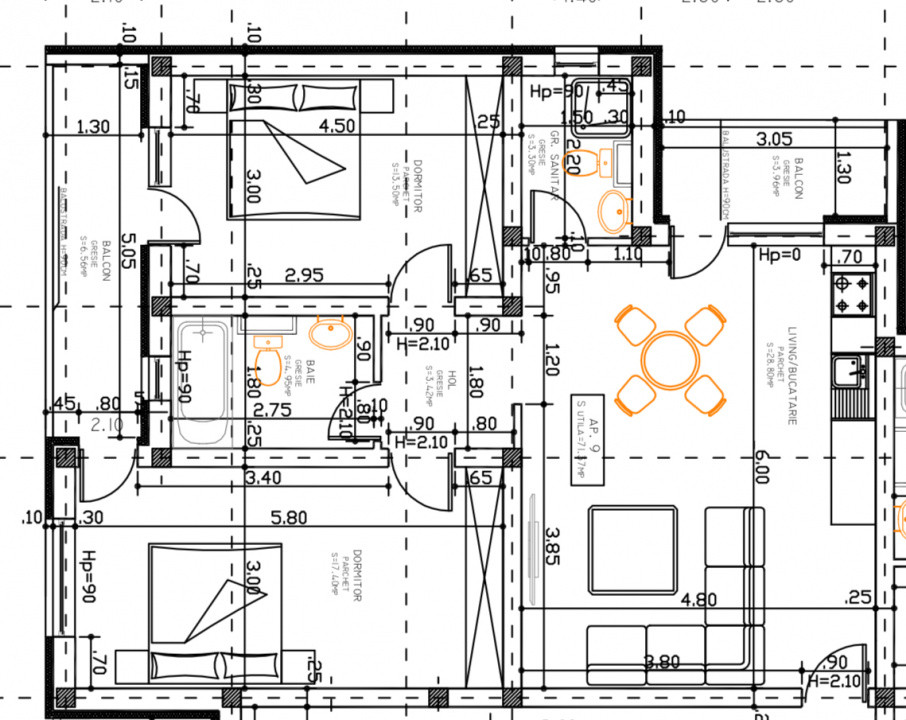 PROMOTIONAL, DEZVOLTATOR, APARTAMENTE CU 2 SI 3 CAMERE, GIROC
