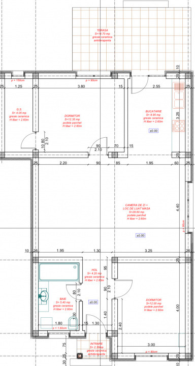 Duplex Despartit, 3 Camere, Pod Mansardabil