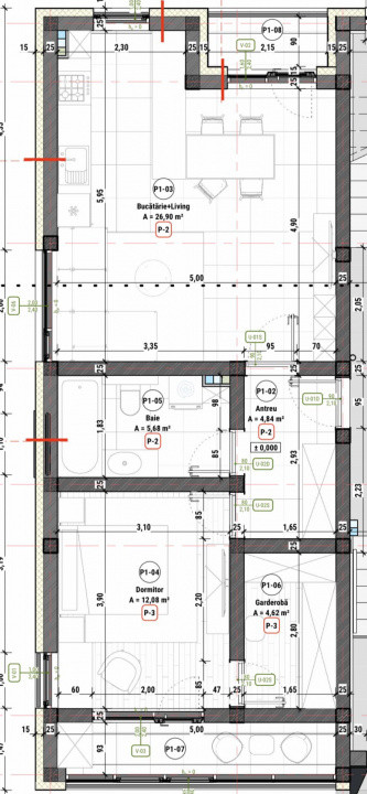 PROPRIETAR, DECOMANDAT, 2 BALCOANE