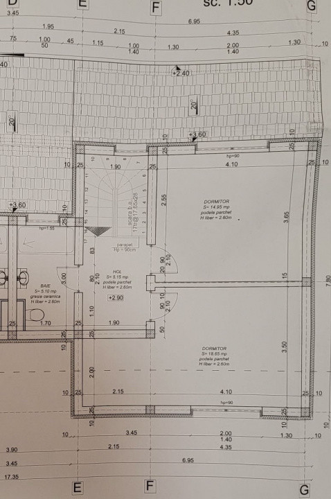 3 CAMERE, DESPARTIT PRIN C.T , SUPRAFATA GENEROASA