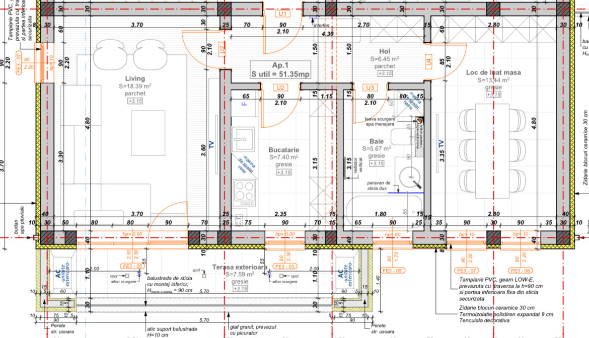 CALITATE GARANTATA, ASFALT, APARTAMENTE CU 2 CAMERE
