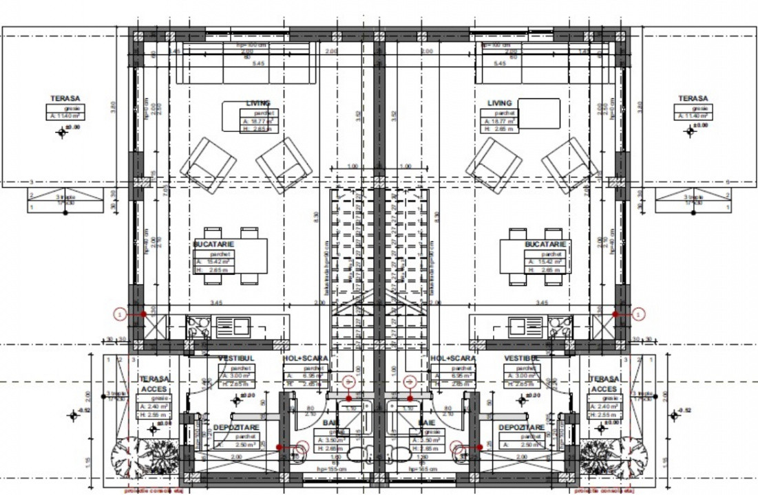 OPORTUNITATE, DUPLEX 4 CAMERE, ASFALT, GIROC