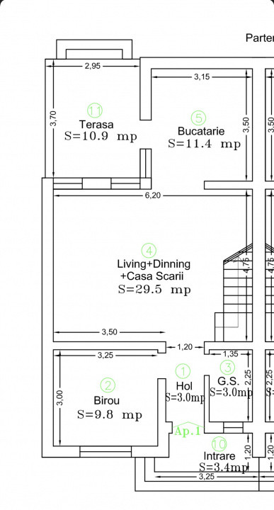 4 CAMERE, SUPRAFATA GENEROASA , ZONA KAUFLAND 