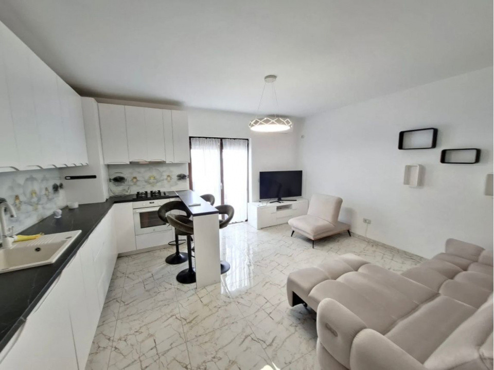 Apartament cu 2 camere, modern, complet utilat și mobilat