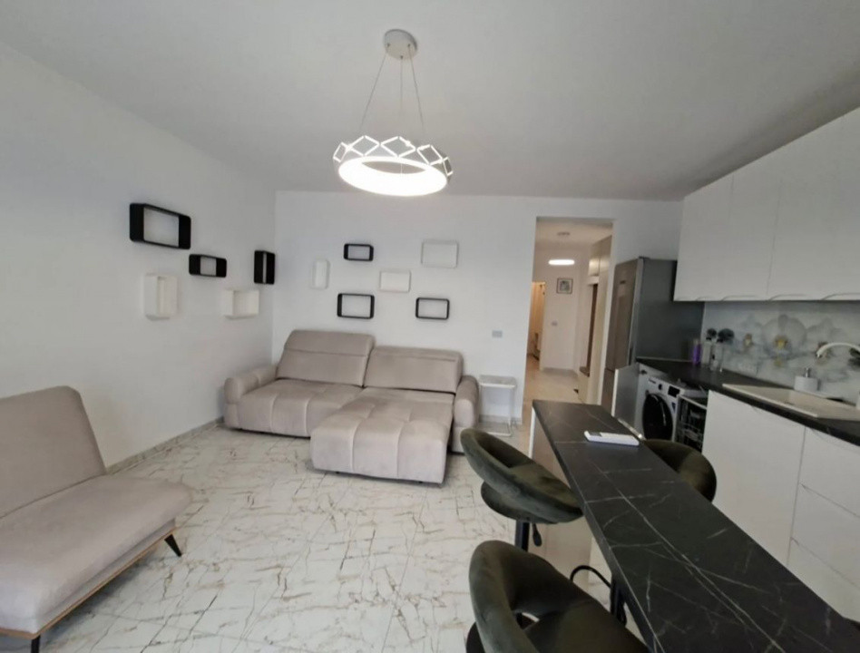 Apartament cu 2 camere, modern, complet utilat și mobilat