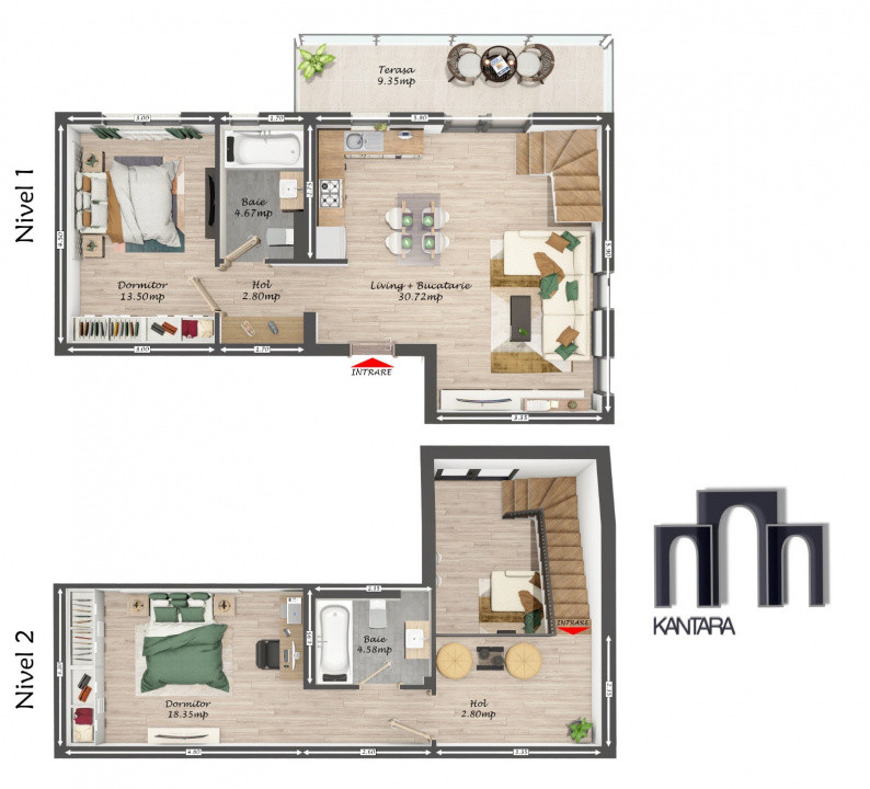 Penthouse superb cu 3 camere în Giroc – confort, stil și locație excelentă