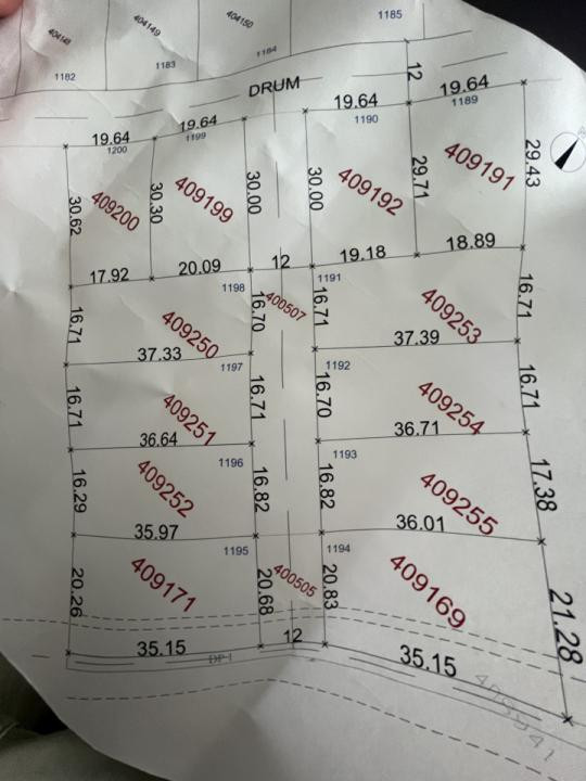 OPORTUNITATE, 12 PARCELE INDIVIDUALE, PECIU NOU