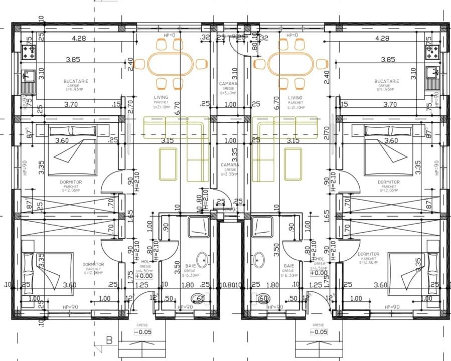 Pozitie Excelenta, Finalizata, Duplex Despartit