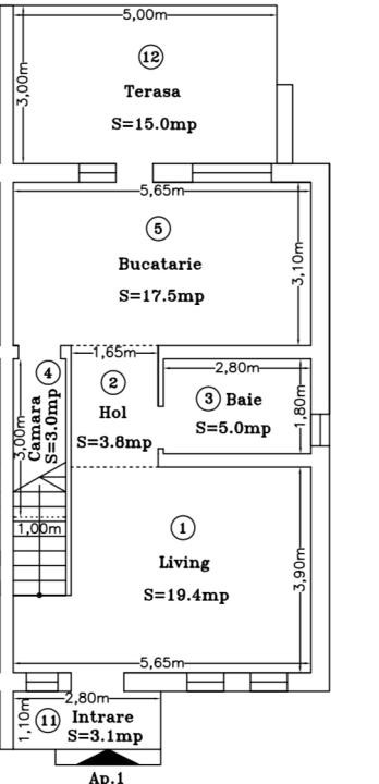 DUPLEX COMPLET MOBILAT,  330 MP TEREN , COMISION 0%